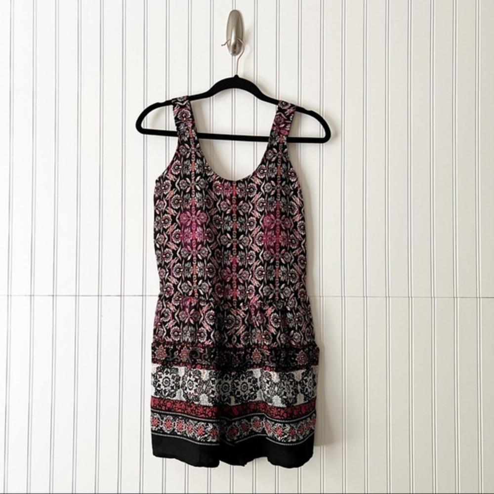 Xhilaration Womens XS Multiprint Sleeveless Romper